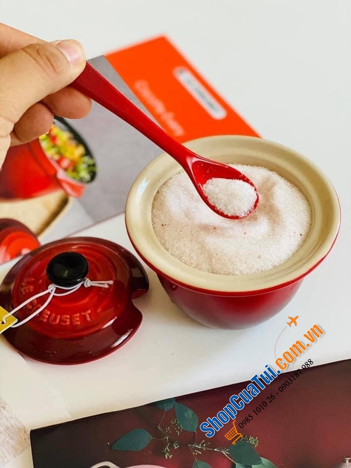 Hũ đựng gia vị, mứt, đường, ăn yến/ soup... Le creuset.