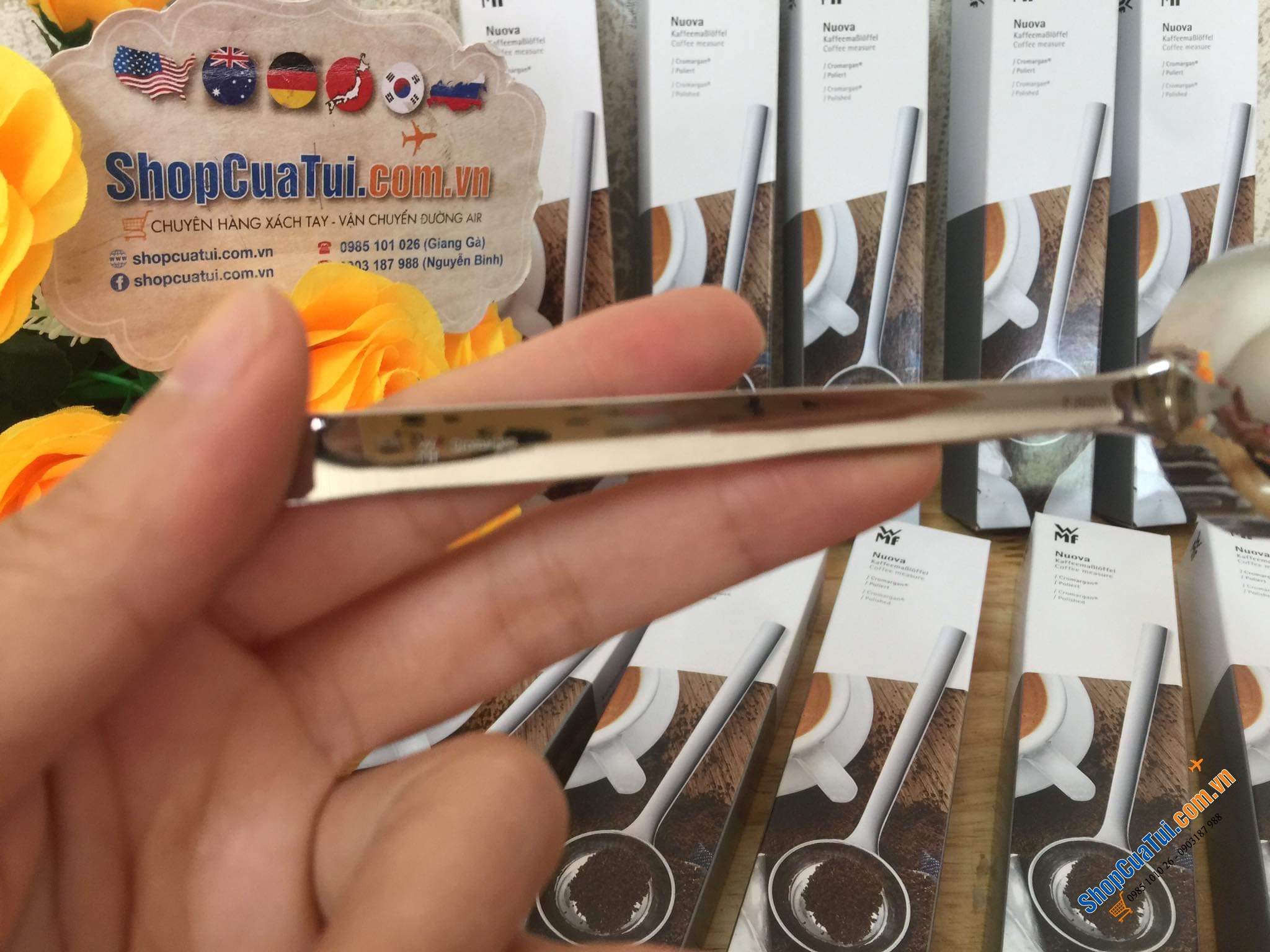Thìa xúc cà phê, trà, đường, gia vị WMF.