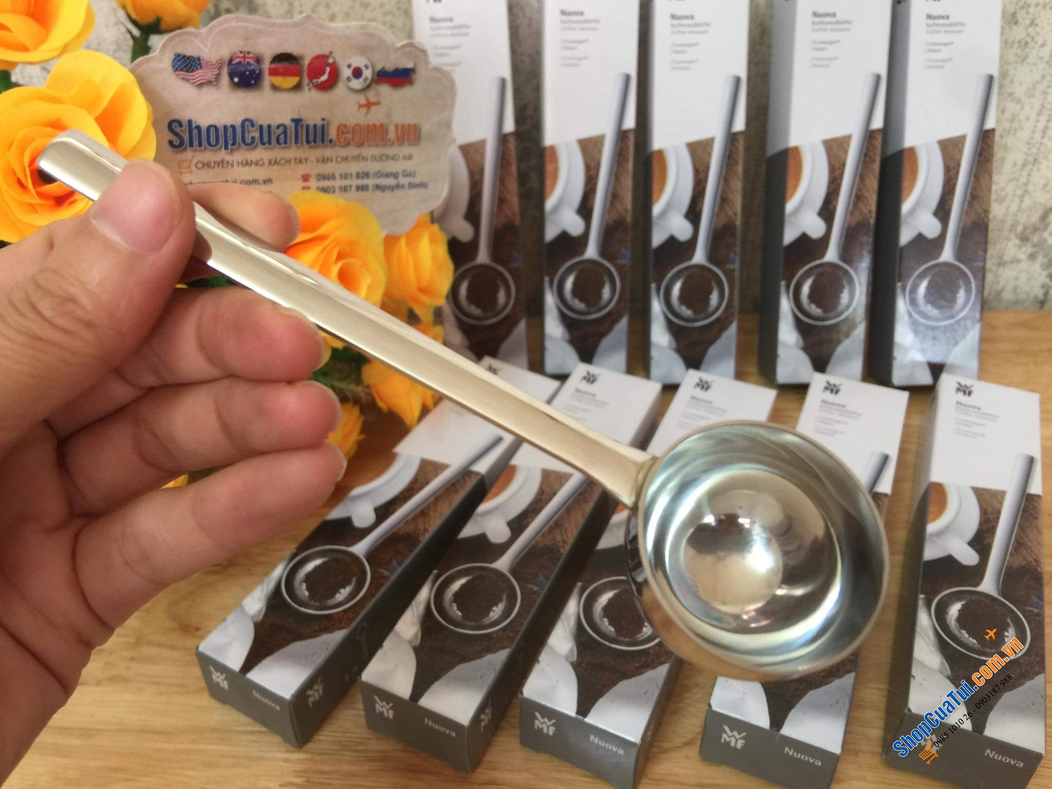 Thìa xúc cà phê, trà, đường, gia vị WMF.