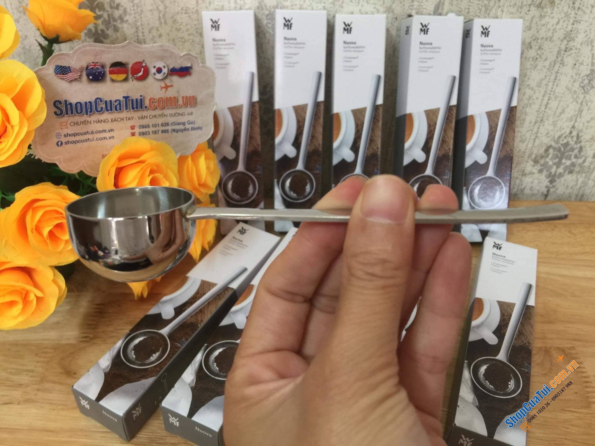 Thìa xúc cà phê, trà, đường, gia vị WMF.