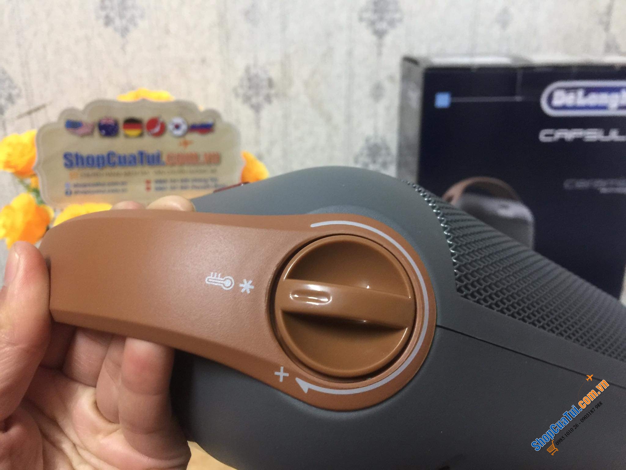 Quạt sưởi DelongHi HFX30C18 cho phòng 55 mét vuông