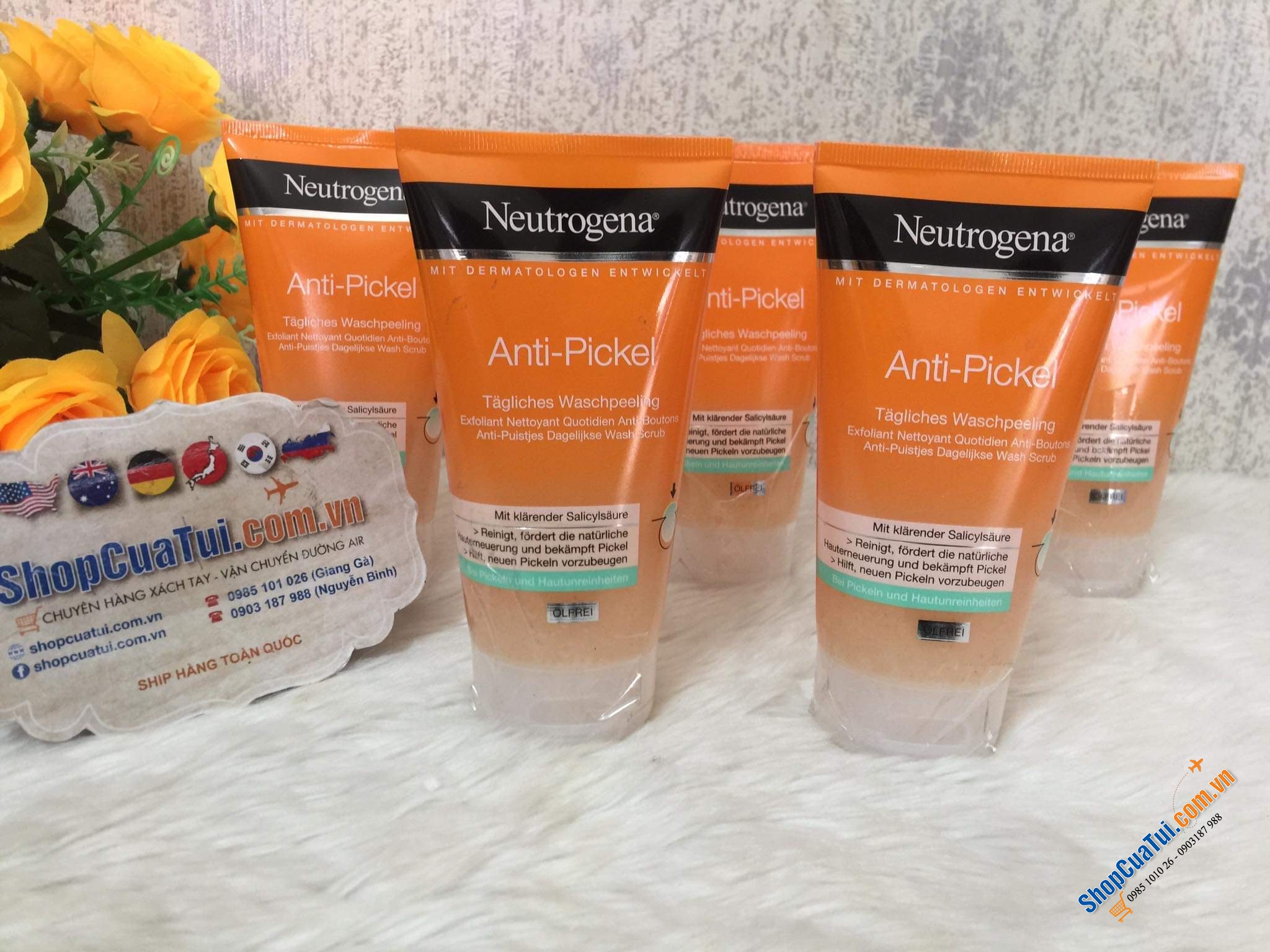 SỮA RỬA MẶT HÀNG TRỊ MỤN NGÀY NEUTROGENA ANTI PICKEL.