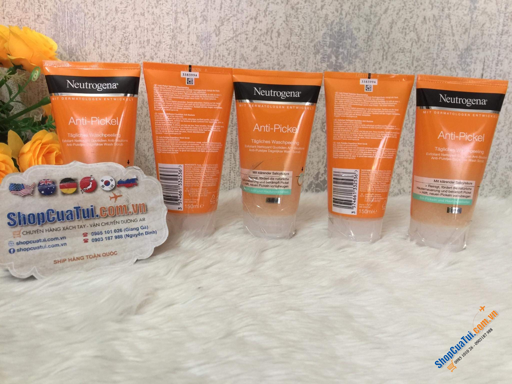 SỮA RỬA MẶT HÀNG TRỊ MỤN NGÀY NEUTROGENA ANTI PICKEL.