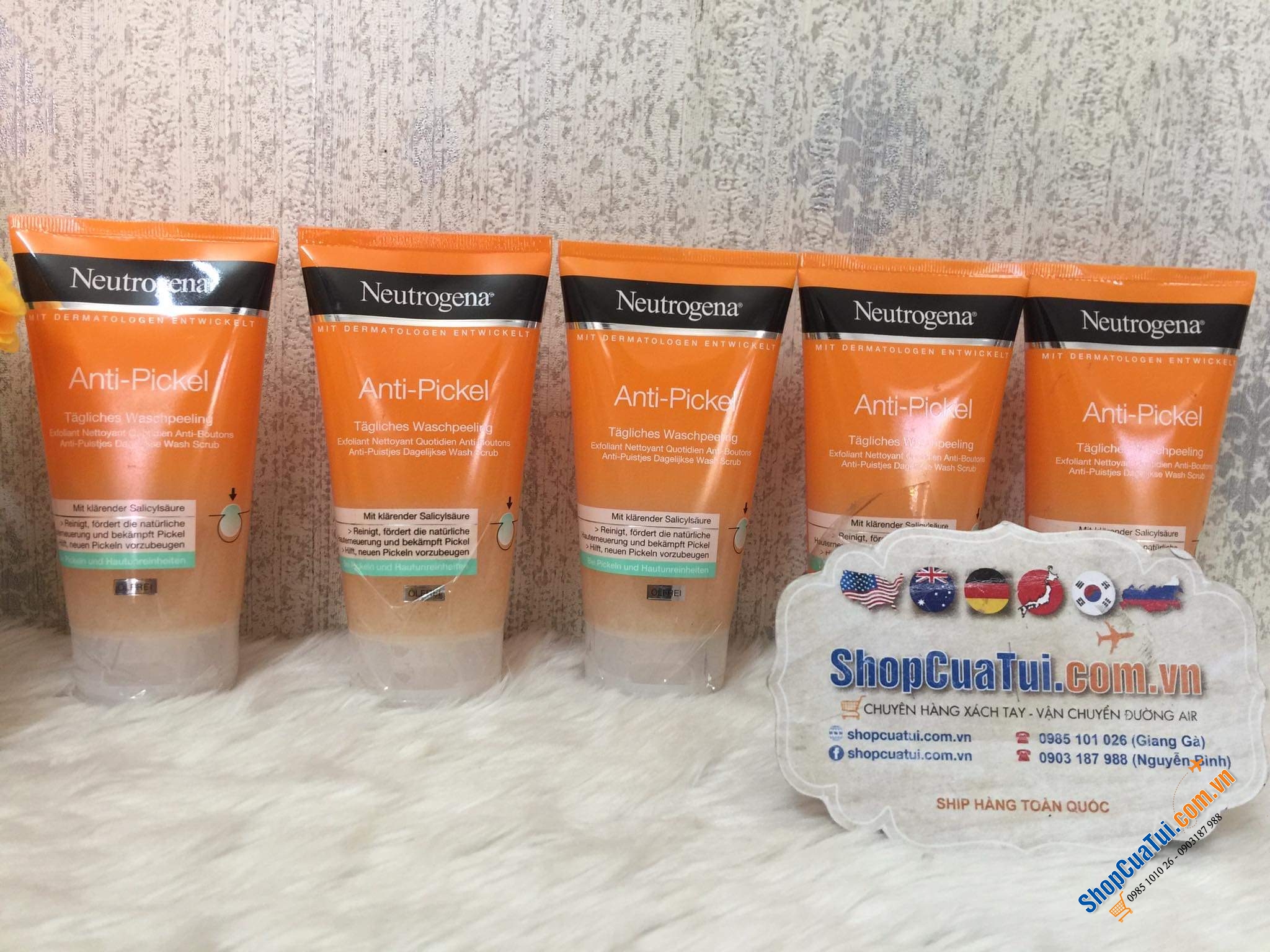 SỮA RỬA MẶT HÀNG TRỊ MỤN NGÀY NEUTROGENA ANTI PICKEL.