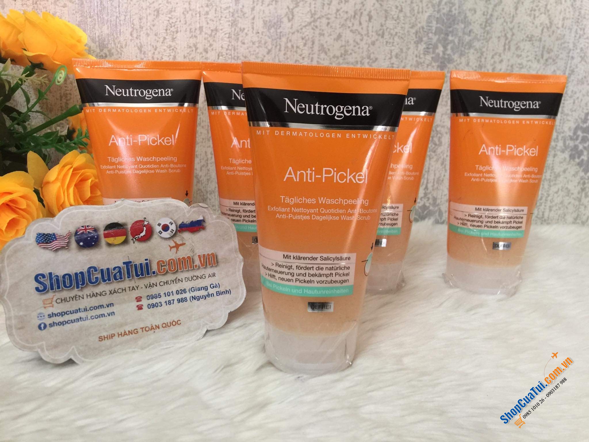 SỮA RỬA MẶT HÀNG TRỊ MỤN NGÀY NEUTROGENA ANTI PICKEL.