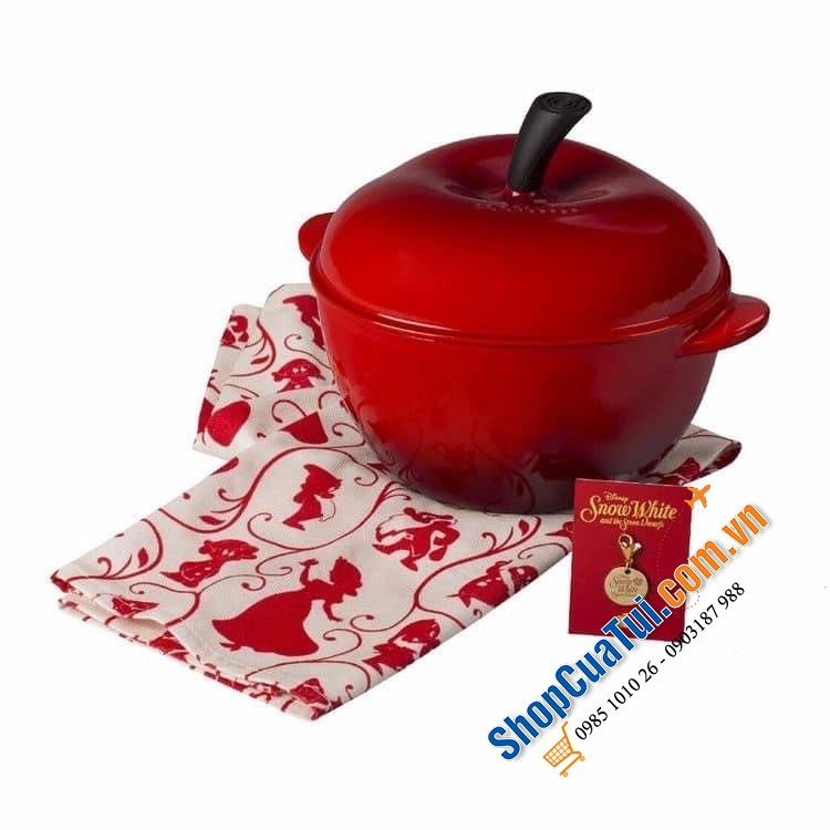 NỒI GANG ĐÚC QUẢ TÁO LE CREUSET ĐỎ 18 CM - 2,1 Lit.