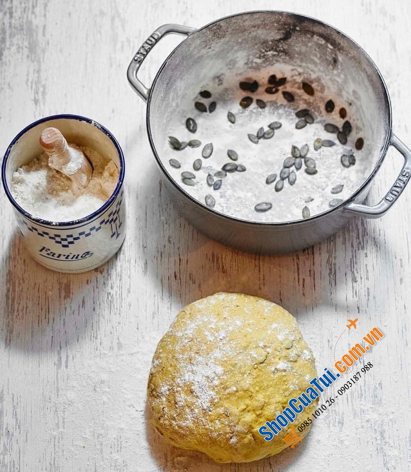 NỒI STAUB XÁM 20 CM - MADE IN FRANCE