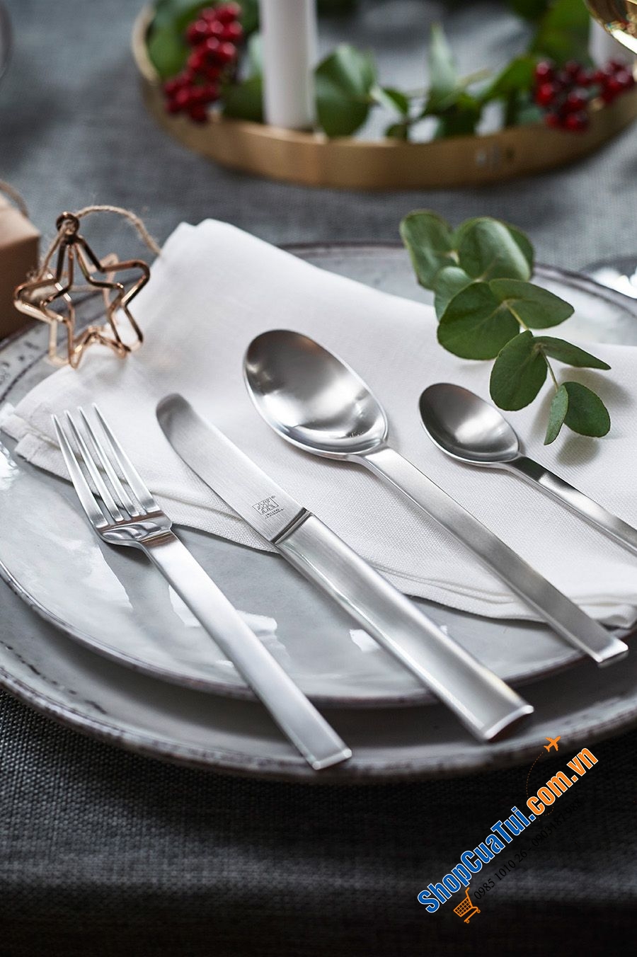 Set dao thìa nĩa Zwilling King 30 món cho 6 người