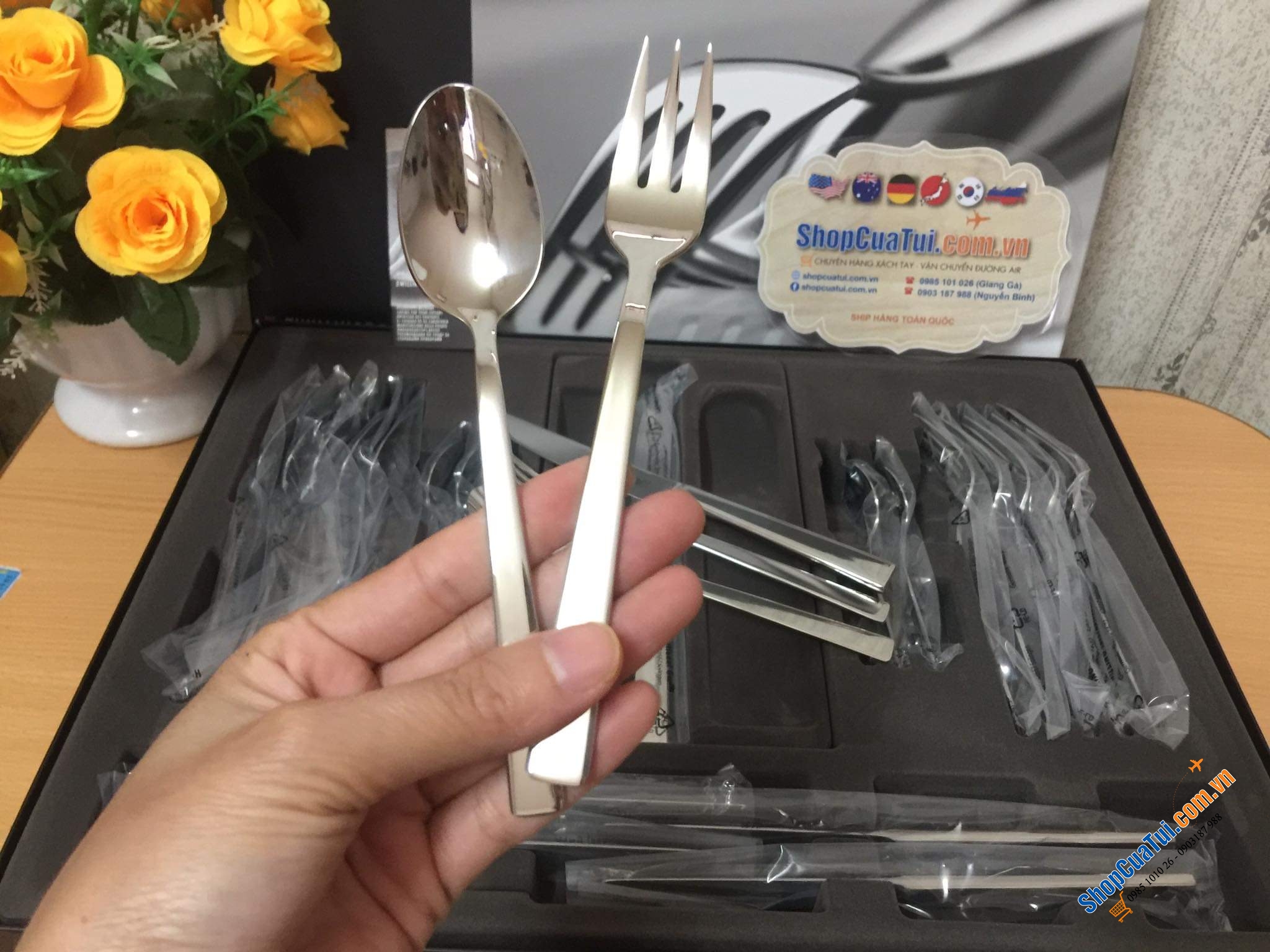 Set dao thìa nĩa Zwilling King 30 món cho 6 người