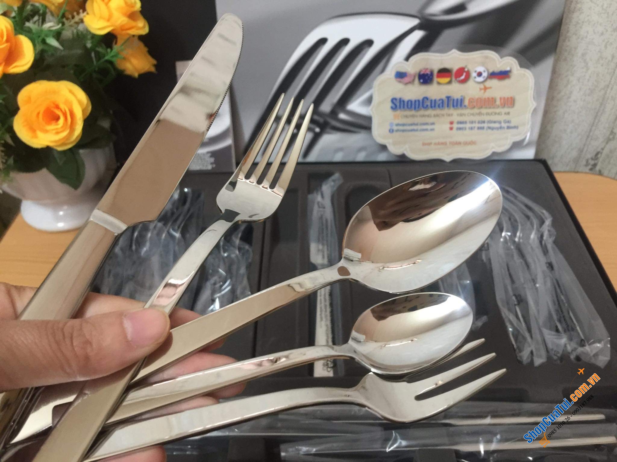 Set dao thìa nĩa Zwilling King 30 món cho 6 người