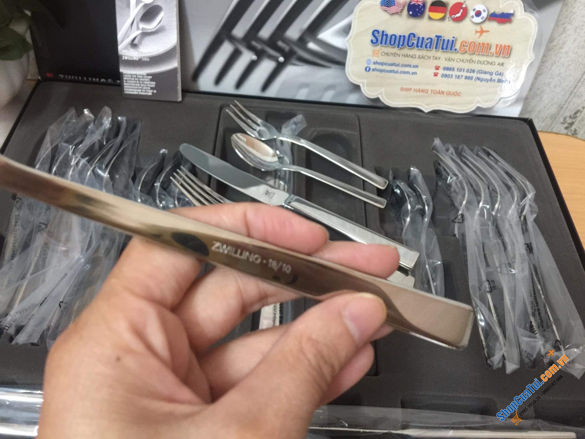 Set dao thìa nĩa Zwilling King 30 món cho 6 người