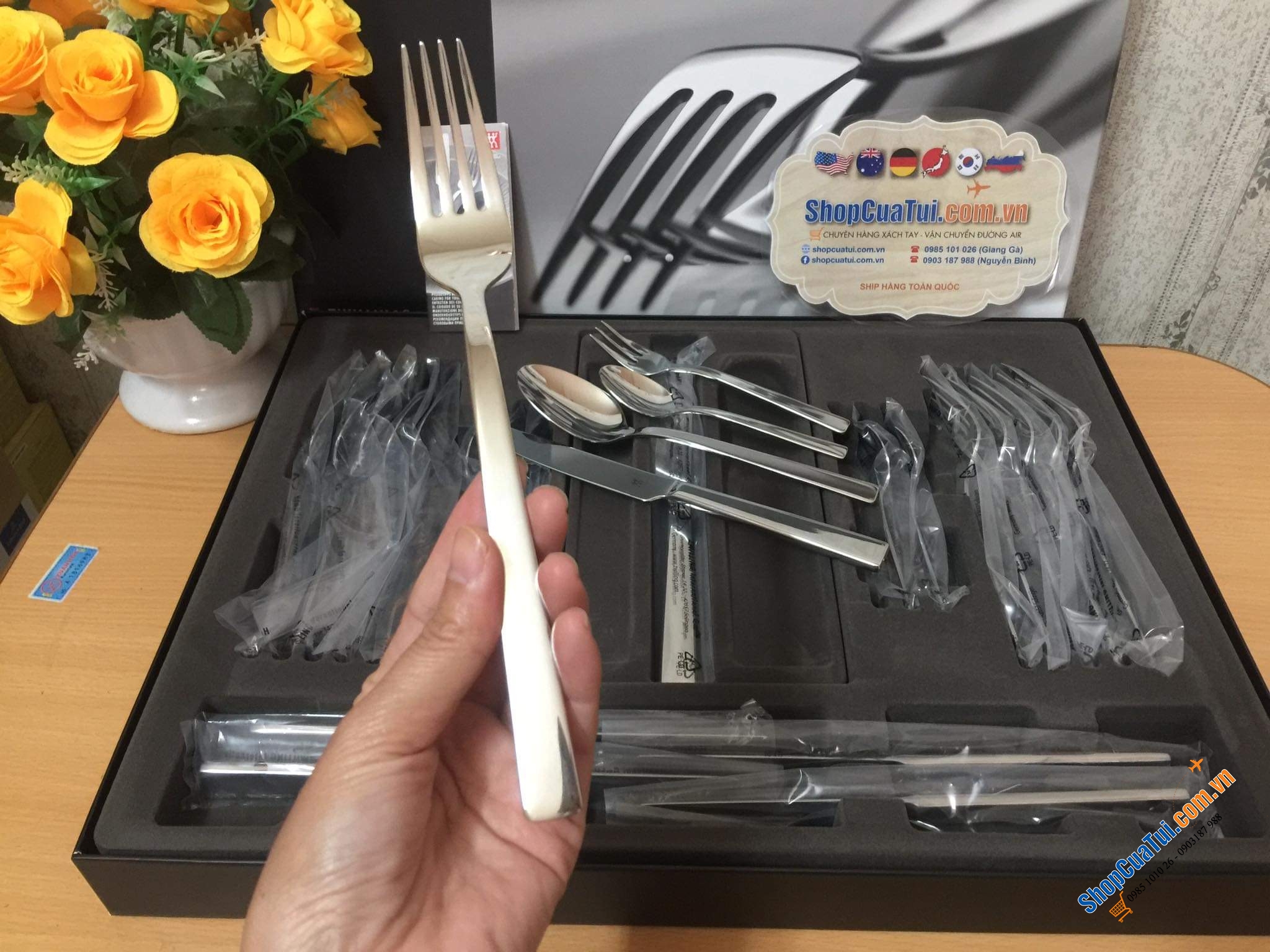 Set dao thìa nĩa Zwilling King 30 món cho 6 người