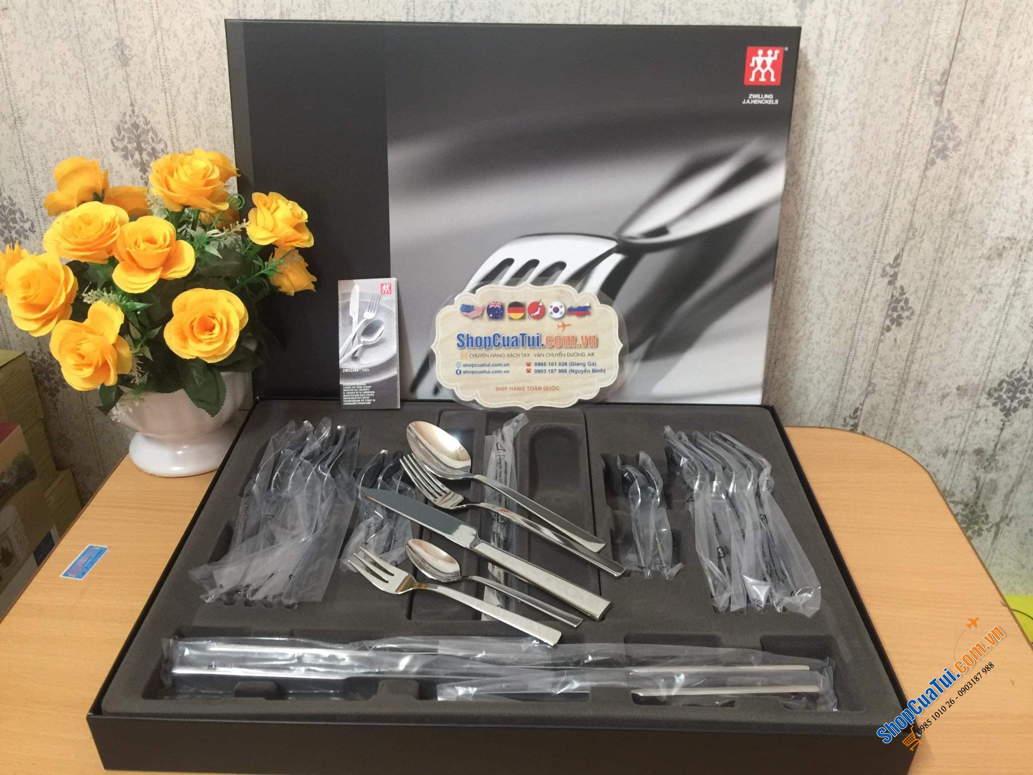 Set dao thìa nĩa Zwilling King 30 món cho 6 người