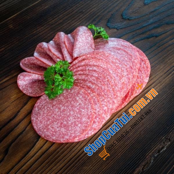 SALAMI ĐỨC LOẠI NGON Delikates Edelsalami SIÊU TO 650 GRAM