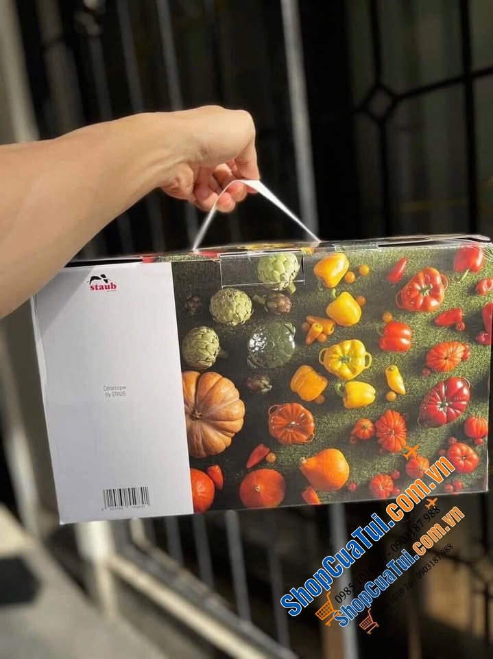 Set 5 thố sứ củ quả Staub, Combo 5 âu sứ Staub:  Âu ớt chuông đỏ và vàng Staub , Âu cà chua, Âu bí Ngô  staub, âu atiso - đựng bánh, kẹo mứt... đựng soup, đồ ăn bỏ lò, hầm ... nhất là món tôm phủ pho mai thì gọi là quá đỉnh