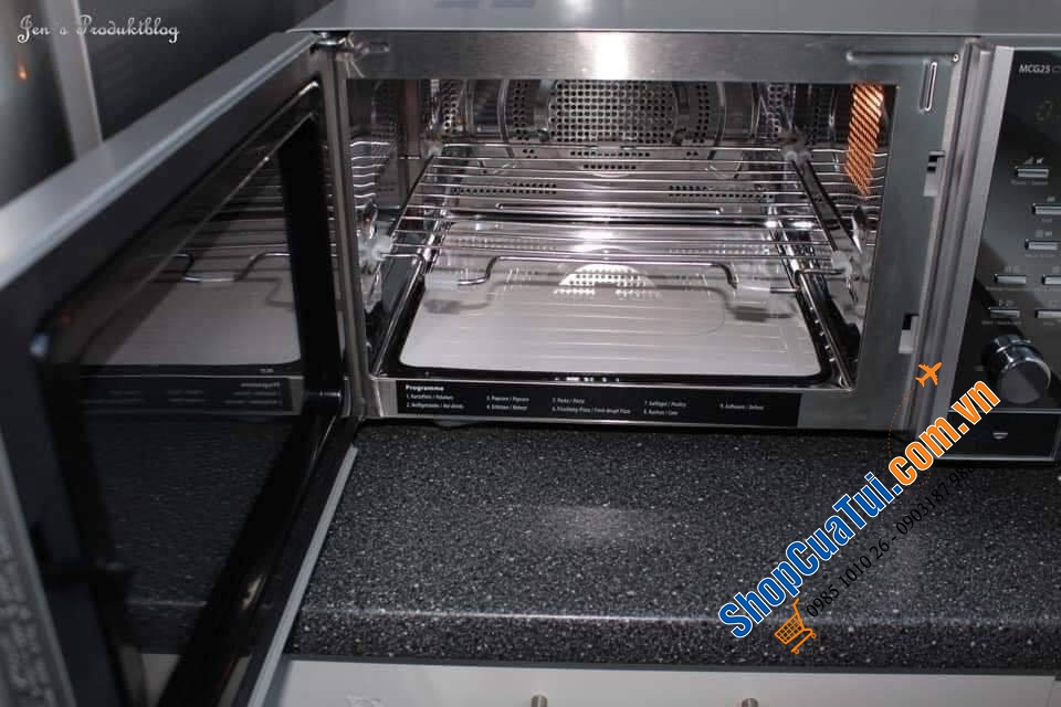 LÒ VI SÓNG KẾT HỢP NƯỚNG CASO MCG25 3IN1  CHEF