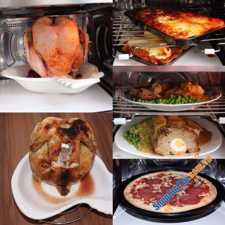 LÒ VI SÓNG KẾT HỢP NƯỚNG CASO MCG25 3IN1  CHEF