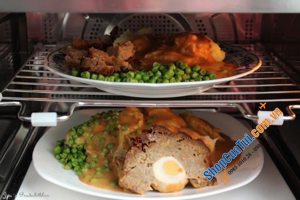 LÒ VI SÓNG KẾT HỢP NƯỚNG CASO MCG25 3IN1  CHEF