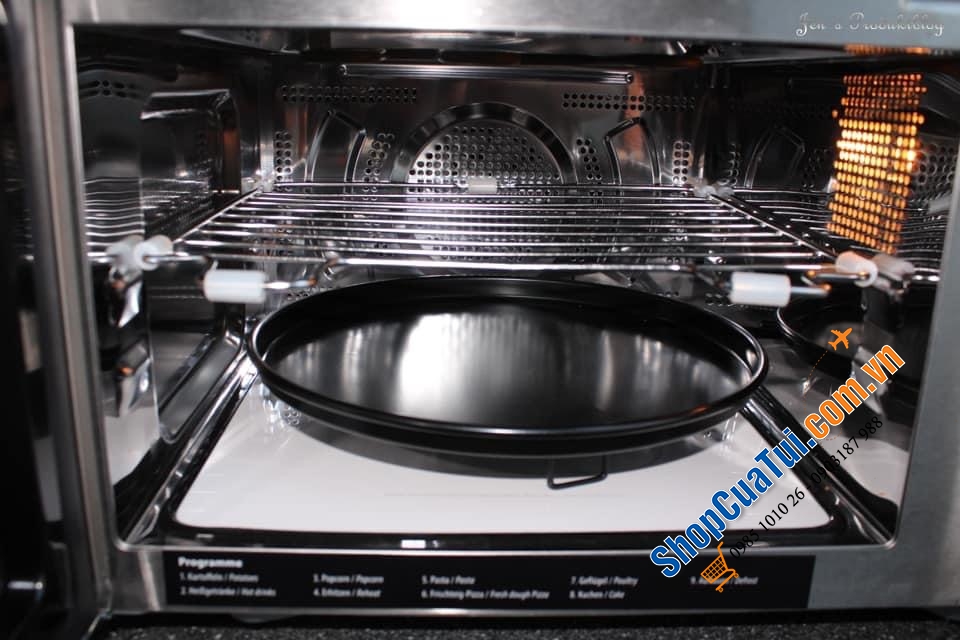 LÒ VI SÓNG KẾT HỢP NƯỚNG CASO MCG25 3IN1  CHEF