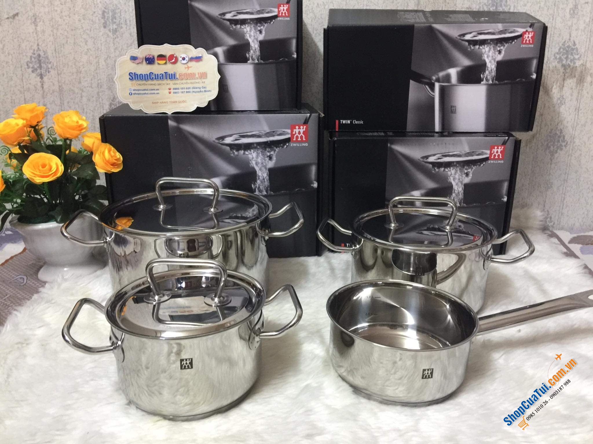 Bộ nồi Zwilling Twin Classic 4 món