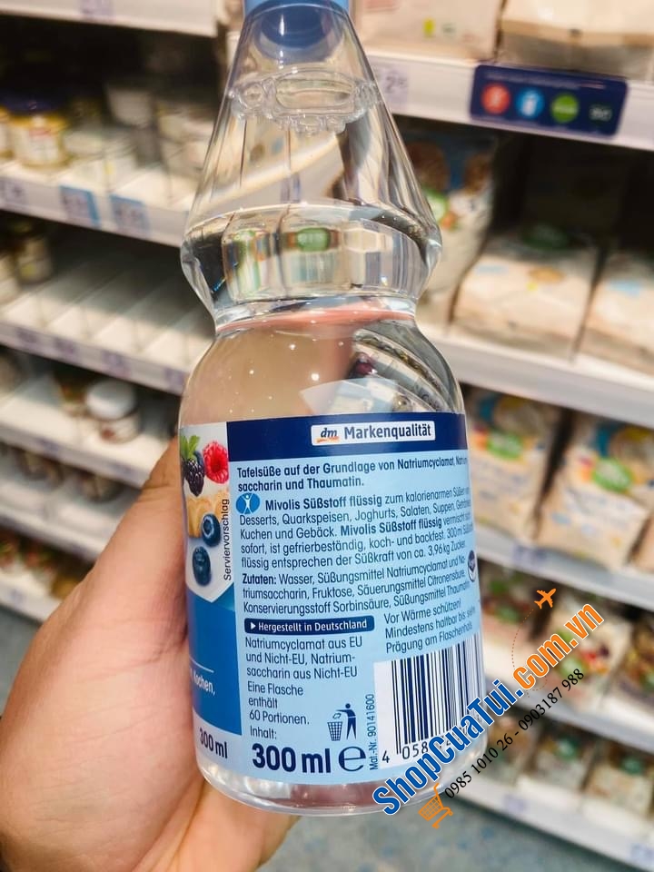 ĐƯỜNG ĂN KIÊNG MIVOLIS DẠNG NƯỚC 300ML
