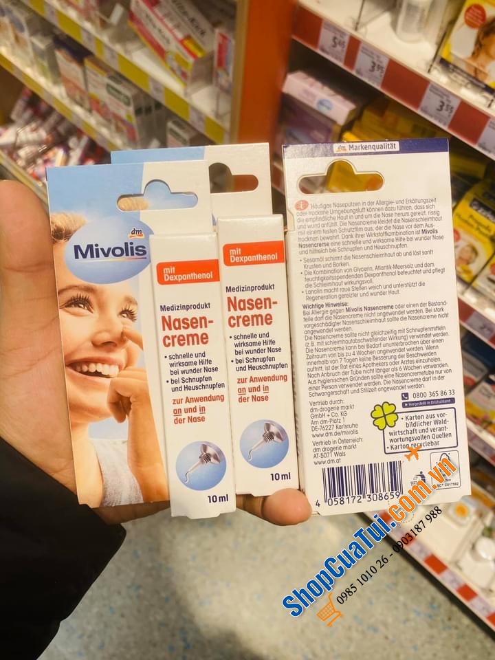 KEM BÔI MŨI MIVOLIS 10ml