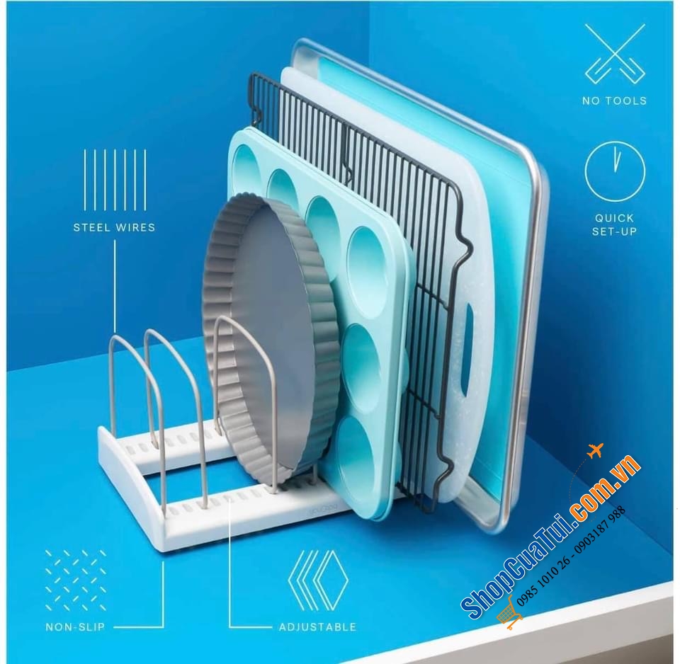 GIÁ ĐỂ KHUÔN BÁNH, THỚT, VUNG NỒI ...hàng nội địa Đức.