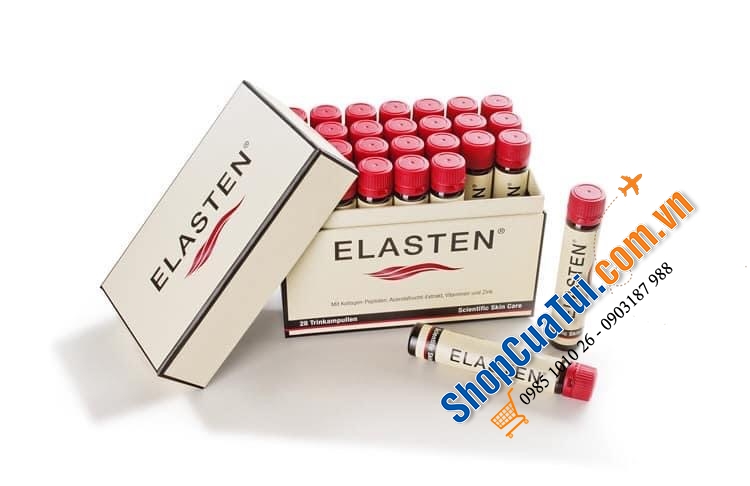 COLLAGEN DẠNG UỐNG - ELASTEN KOLLAGEN Đức -  Collagen hàng đầu được khuyên sử dụng tại Đức - hộp 28 ống