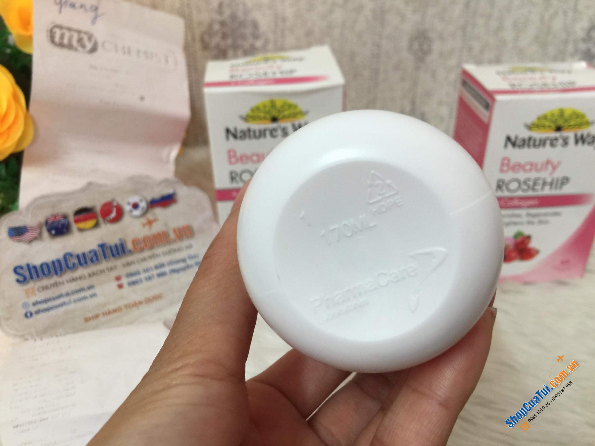 VIÊN UỐNG COLLAGEN TRẮNG DA, CHỐNG LÃO HÓA NATURE S WAY BEAUTY ROSEHIP + COLLAGEN 60 TABLETS