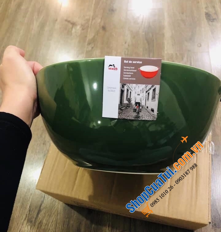 ÂU TO STAUB XANH BASIL PHI 25 cm.