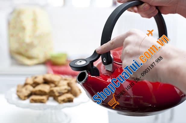 ẤM LE CREUSET ZEN 1.5 lít - MÀU ĐỎ - CAM.