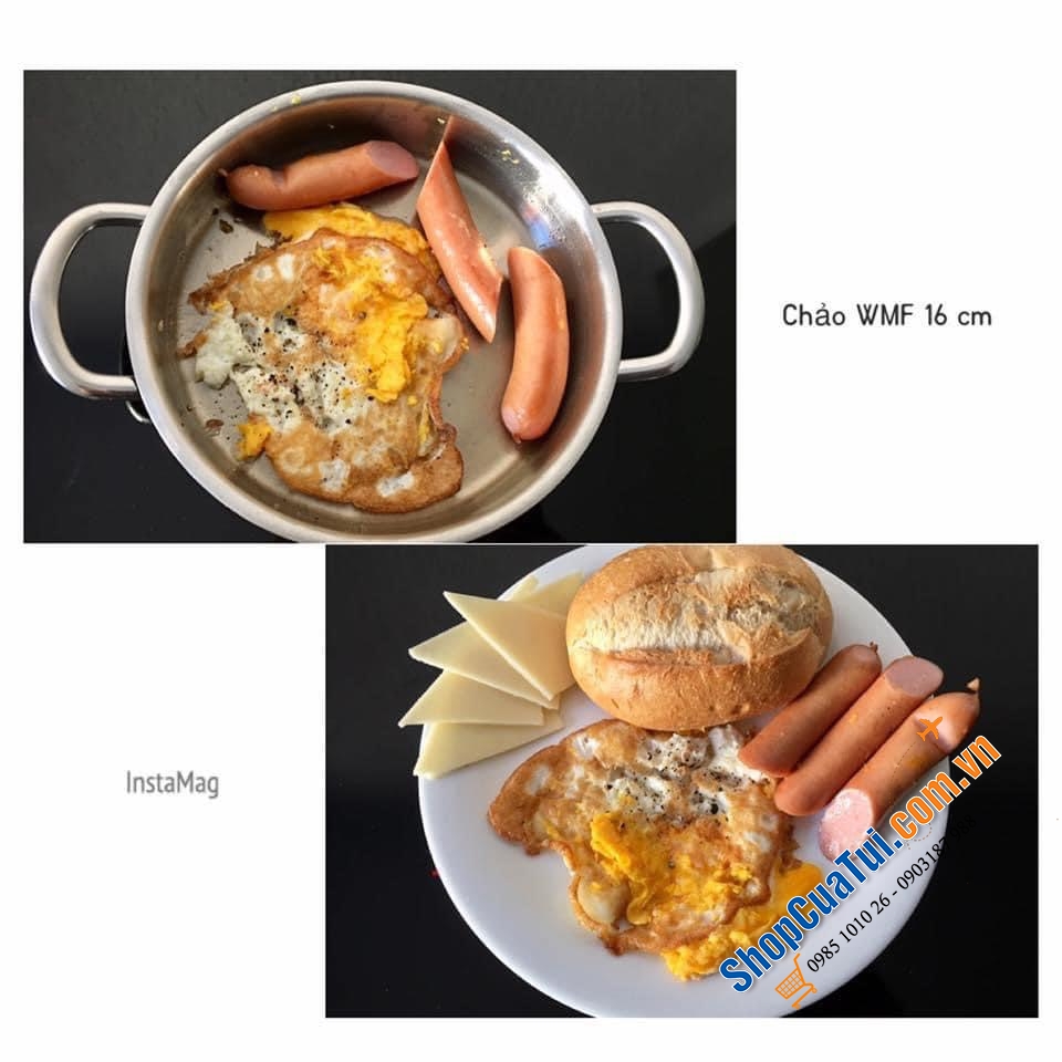 Chảo WMF size xinh 16 cm.