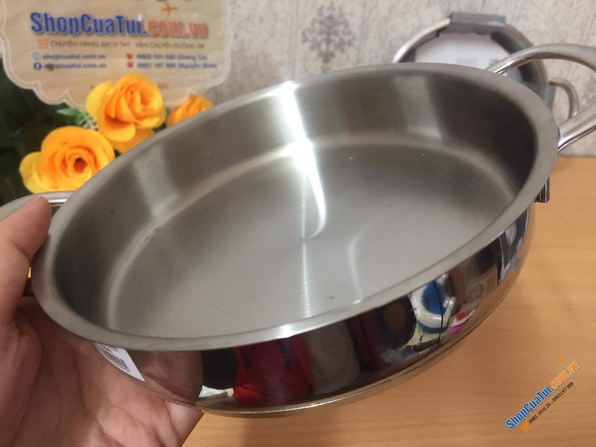 Chảo WMF size xinh 16 cm.