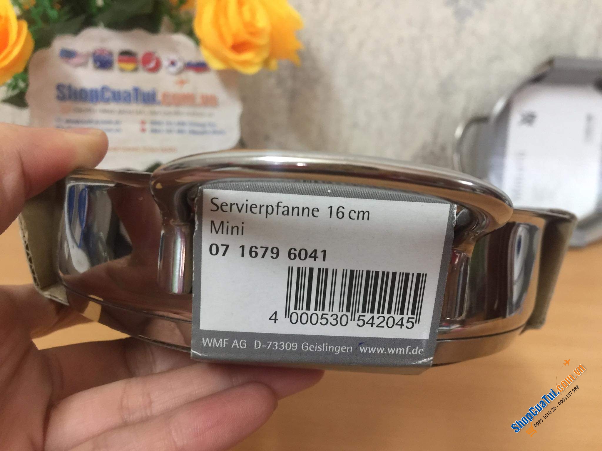 Chảo WMF size xinh 16 cm.