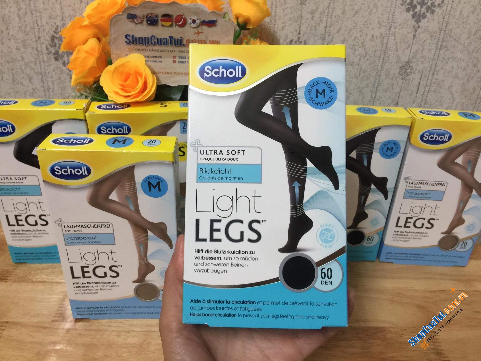 QUẦN TẤT SCHOLL chống dãn tĩnh mạch, giúp đôi chân thon gọn, đỡ mỏi nhức