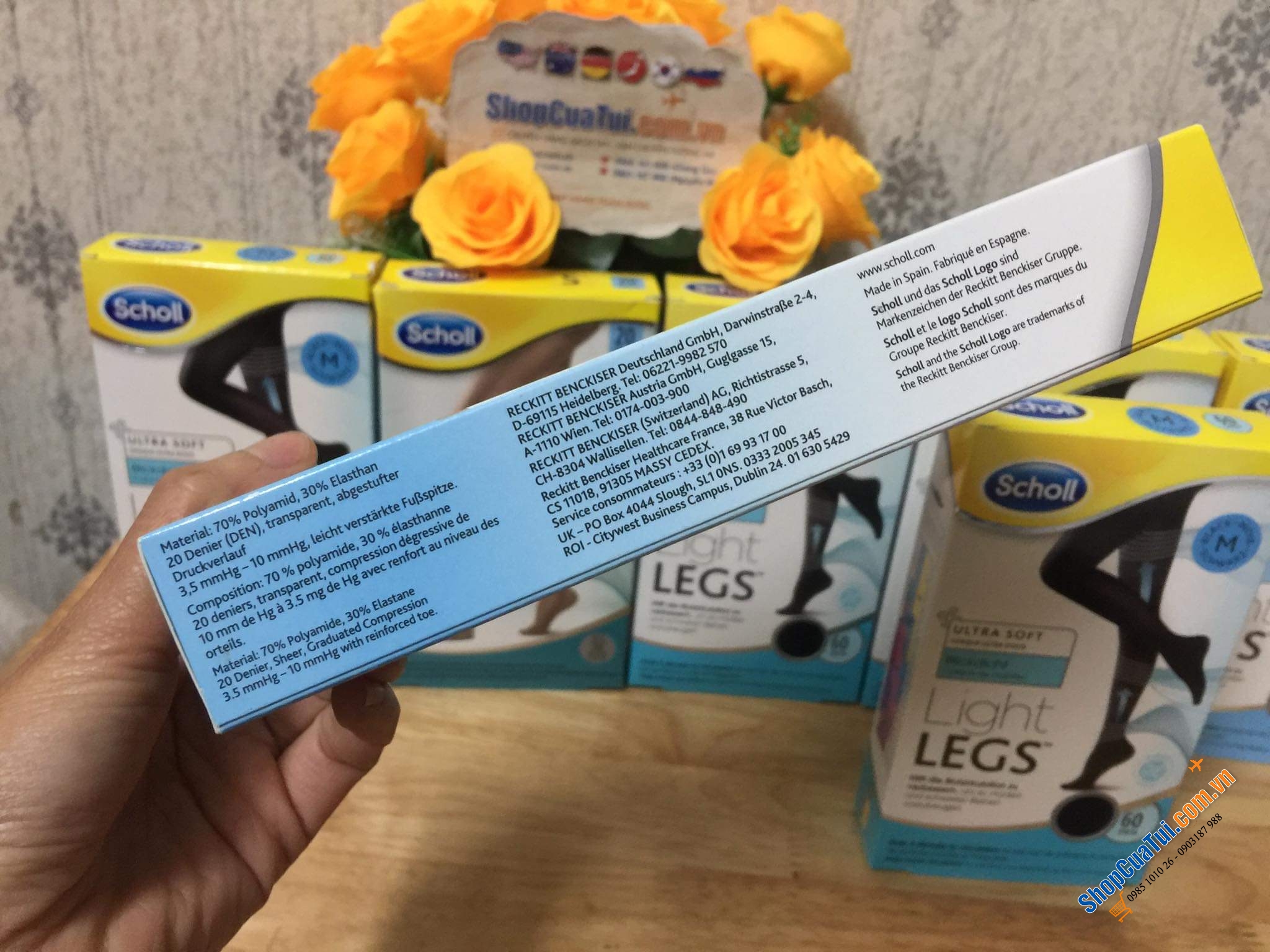 QUẦN TẤT SCHOLL chống dãn tĩnh mạch, giúp đôi chân thon gọn, đỡ mỏi nhức