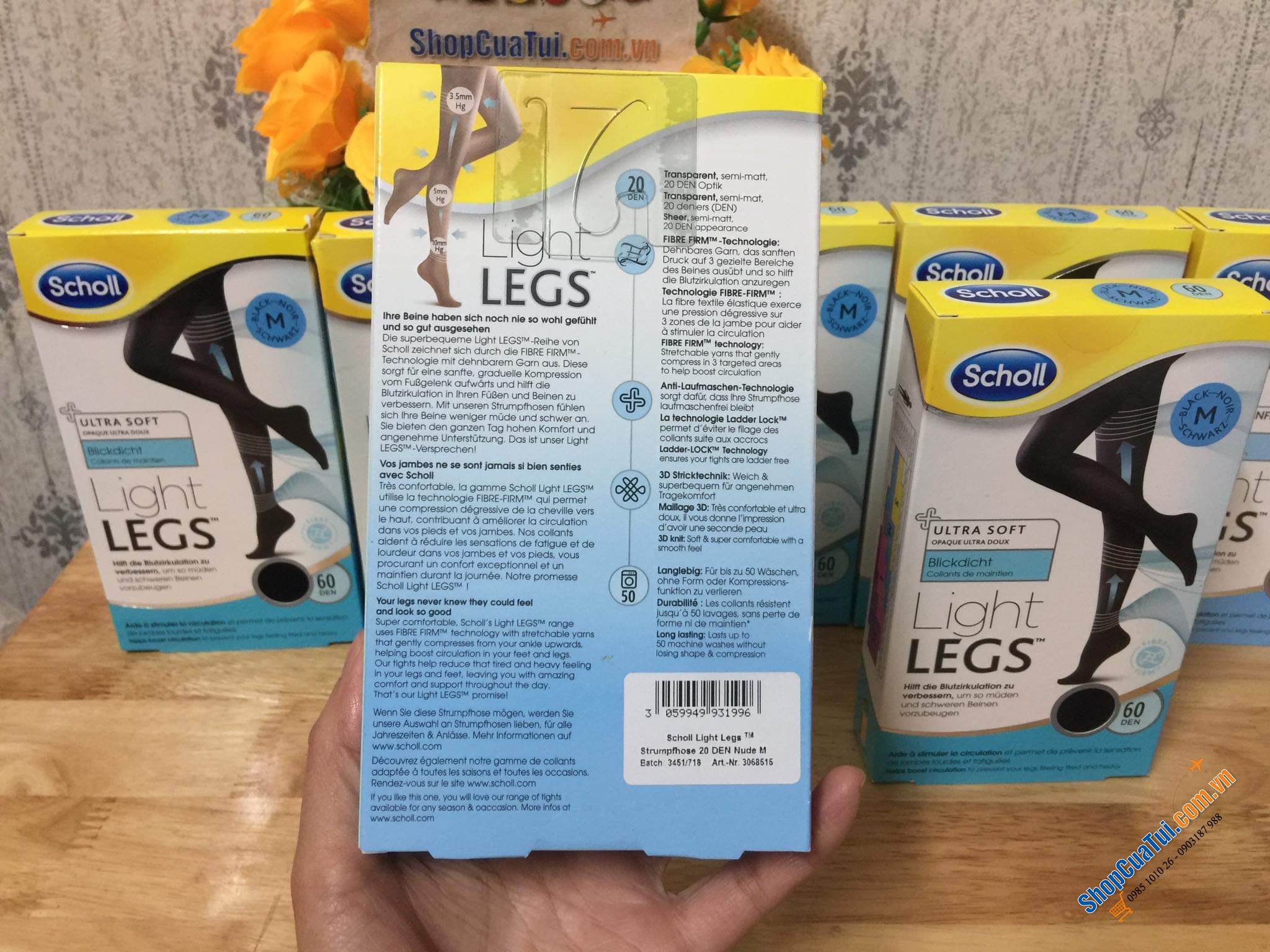 QUẦN TẤT SCHOLL chống dãn tĩnh mạch, giúp đôi chân thon gọn, đỡ mỏi nhức