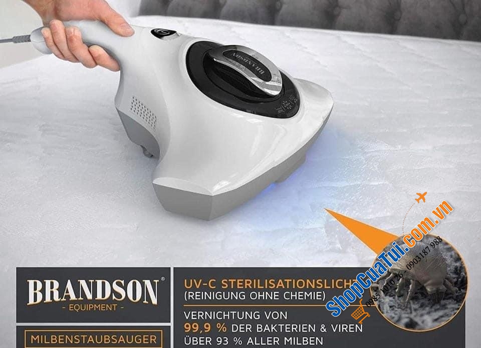 MÁY HÚT BỤI, DIỆT KHUẨN GIƯỜNG ĐỆM SOFA BRANDSON (Rating 5 sao siêu chất lượng)