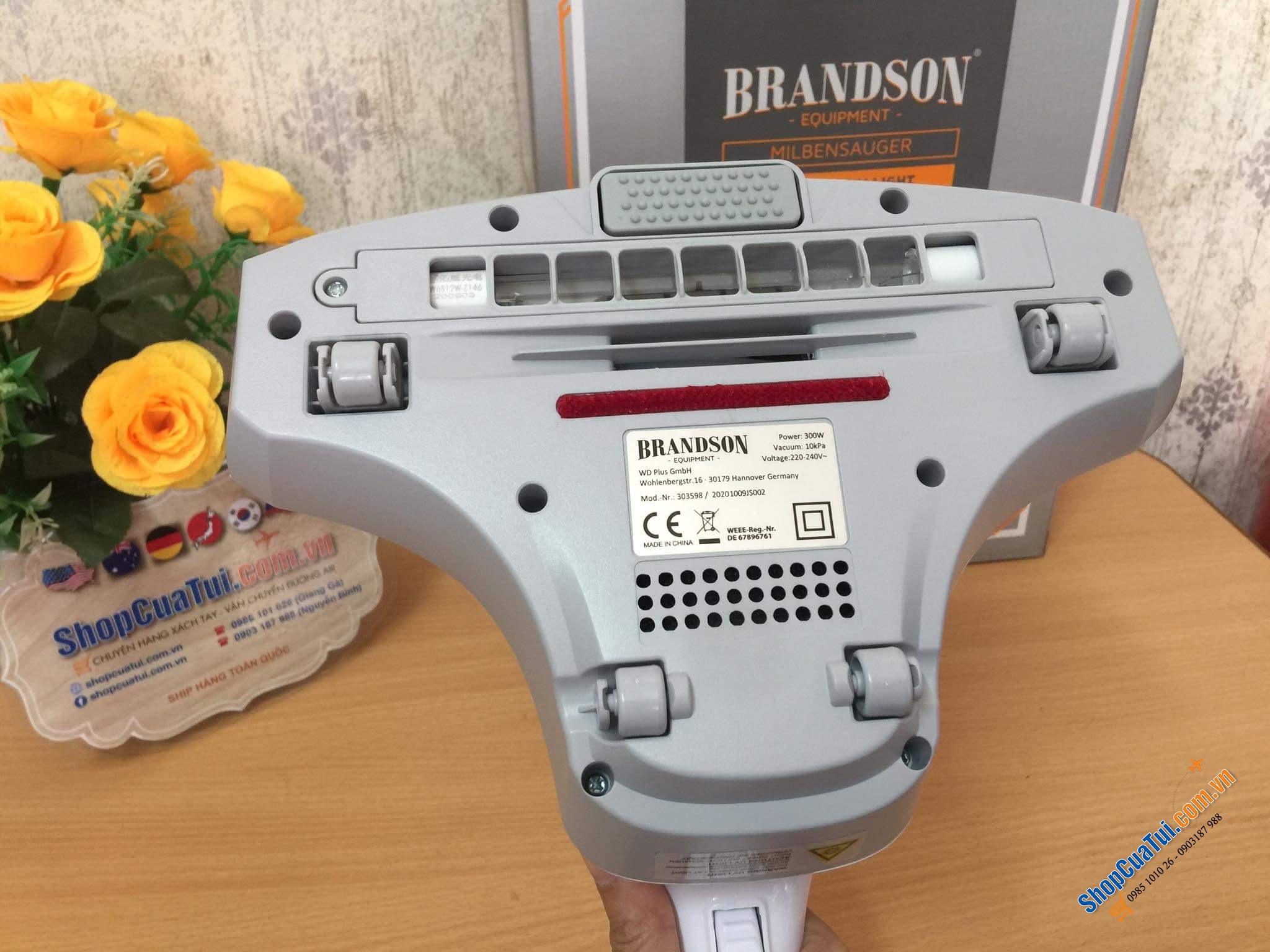 MÁY HÚT BỤI, DIỆT KHUẨN GIƯỜNG ĐỆM SOFA BRANDSON (Rating 5 sao siêu chất lượng)
