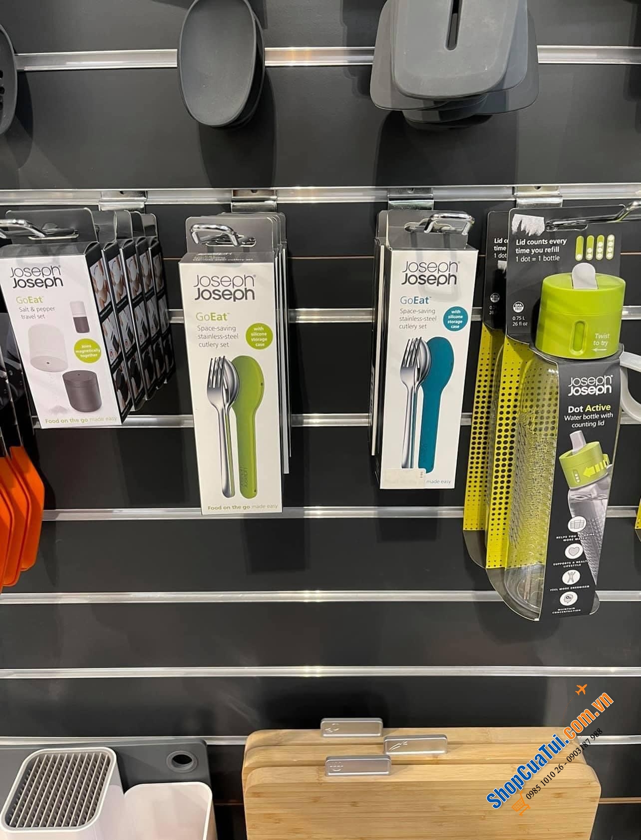 Set THÌA DĨA DAO JOSEPH JOSEPH BỎ TÚI GO EAT để đem đi làm, đi học, hay du lịch.