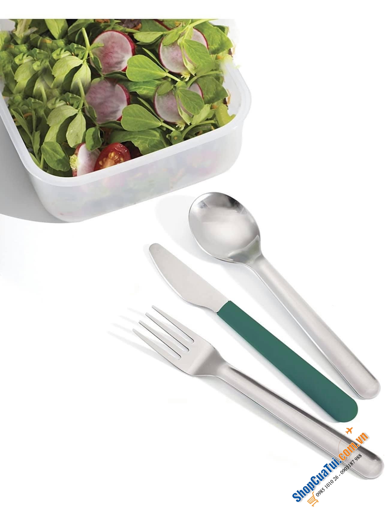 Set THÌA DĨA DAO JOSEPH JOSEPH BỎ TÚI GO EAT để đem đi làm, đi học, hay du lịch.