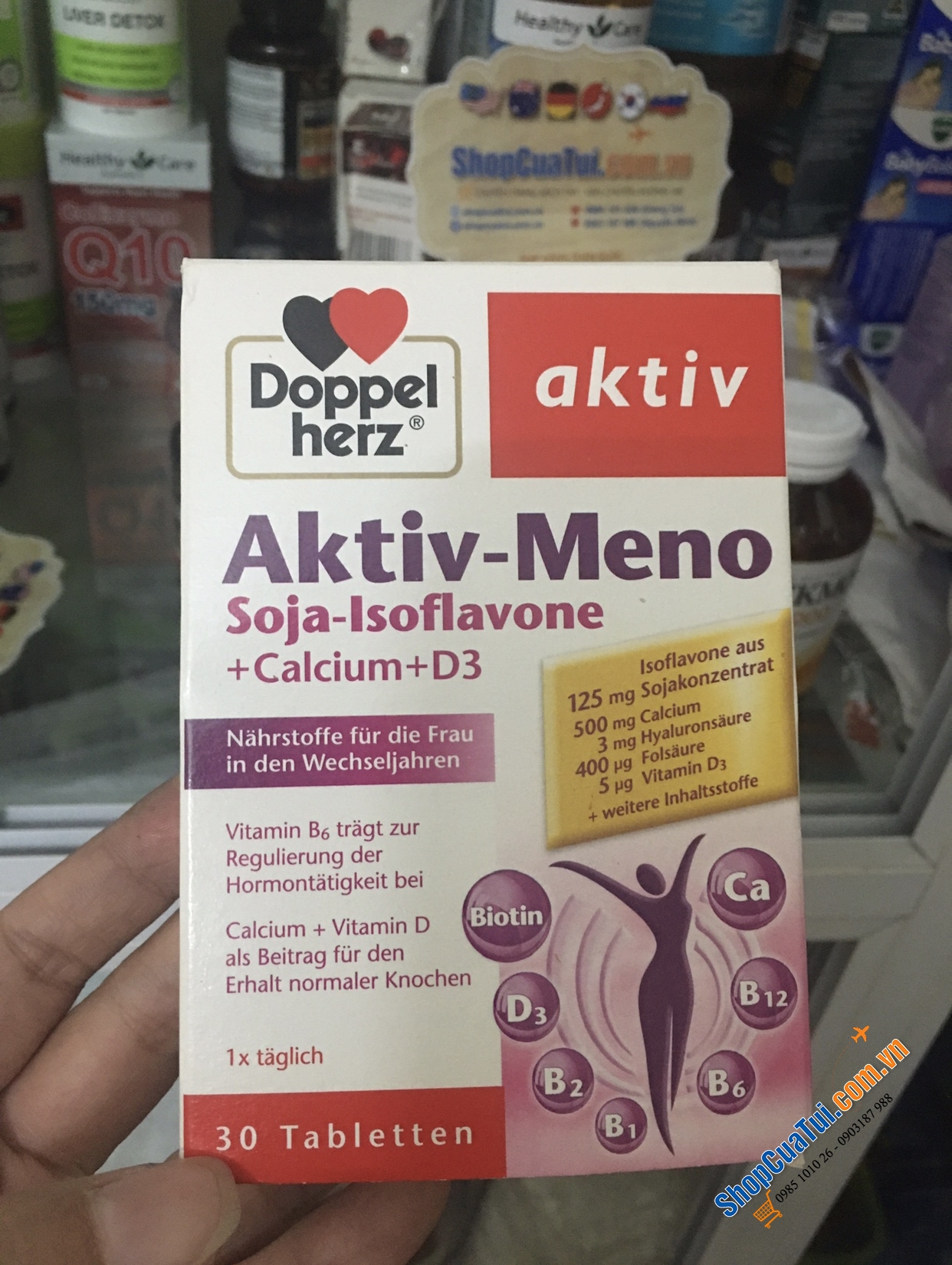 AKTIV – MENO DÀNH CHO PHỤ NỮ TRƯỚC – TRONG VÀ SAU QUÁ TRÌNH MÃN KINH