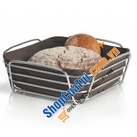 GIỎ ĐỰNG BÁNH MỲ GERMANY MÀU XANH Size 21x21x9,5cm