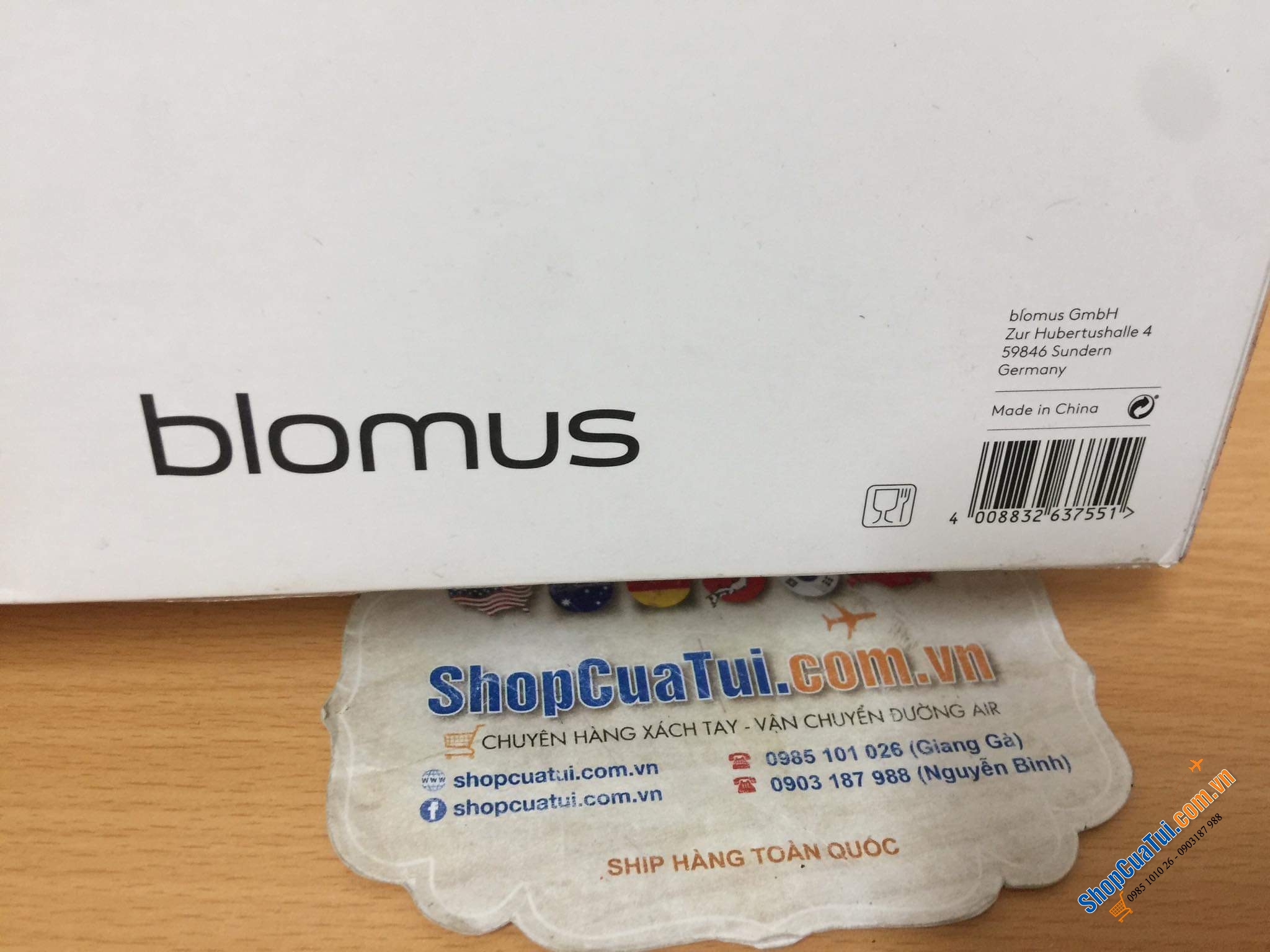 GIỎ ĐỰNG BÁNH MỲ GERMANY MÀU XANH Size 21x21x9,5cm