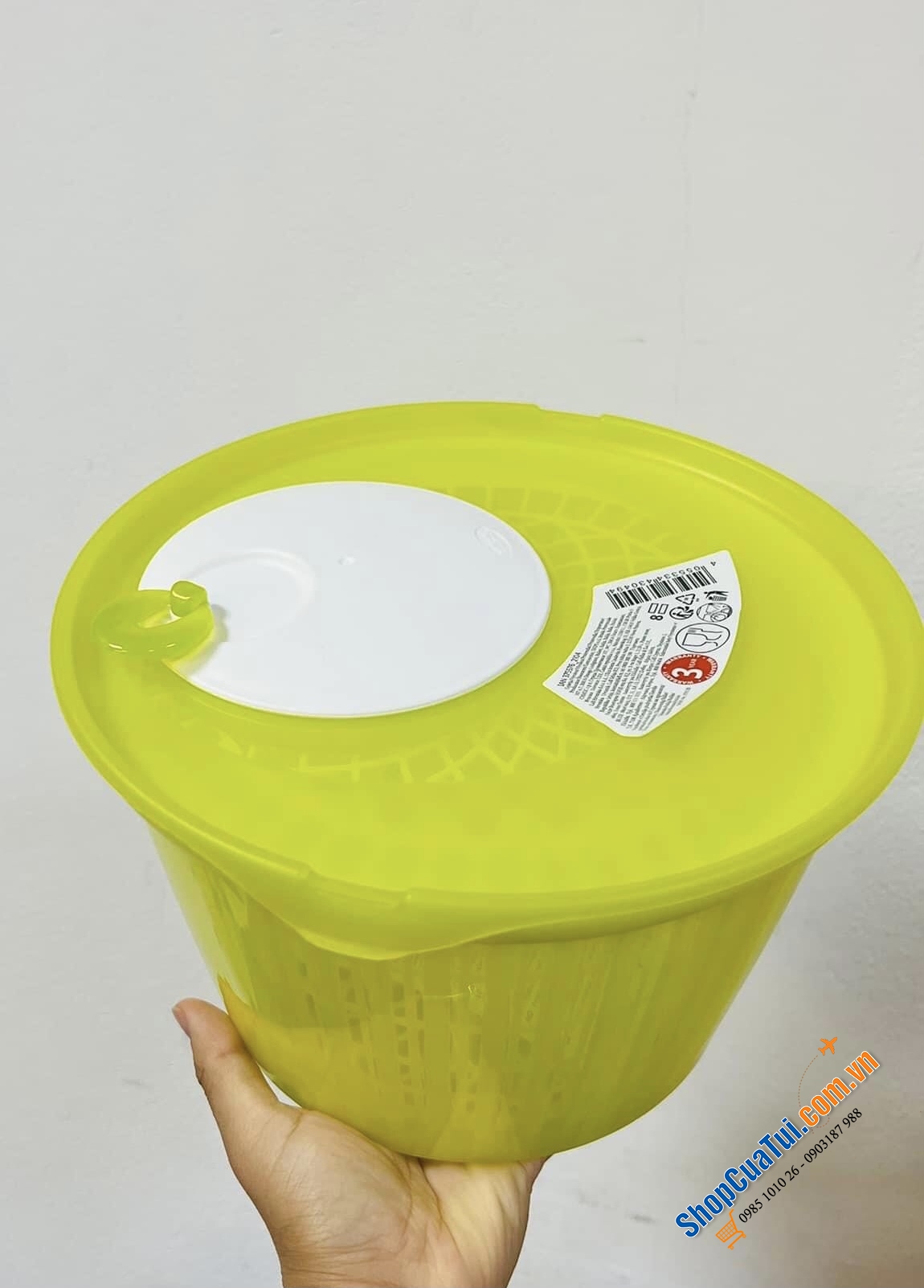 RỔ QUAY KHÔ RAU ERNESTO Kích thước 25x25x15,5 cm. Dung tích 4 lít