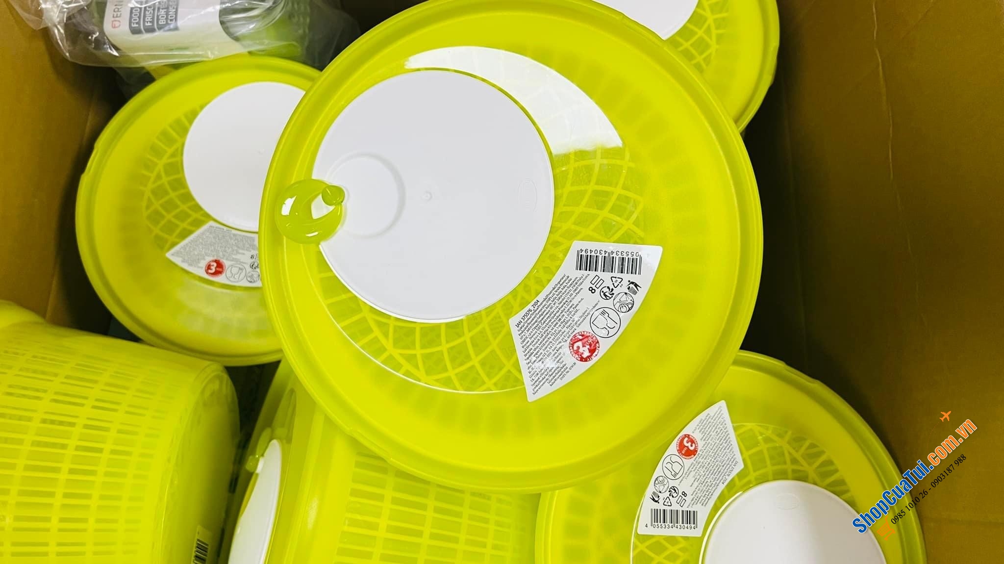 RỔ QUAY KHÔ RAU ERNESTO Kích thước 25x25x15,5 cm. Dung tích 4 lít