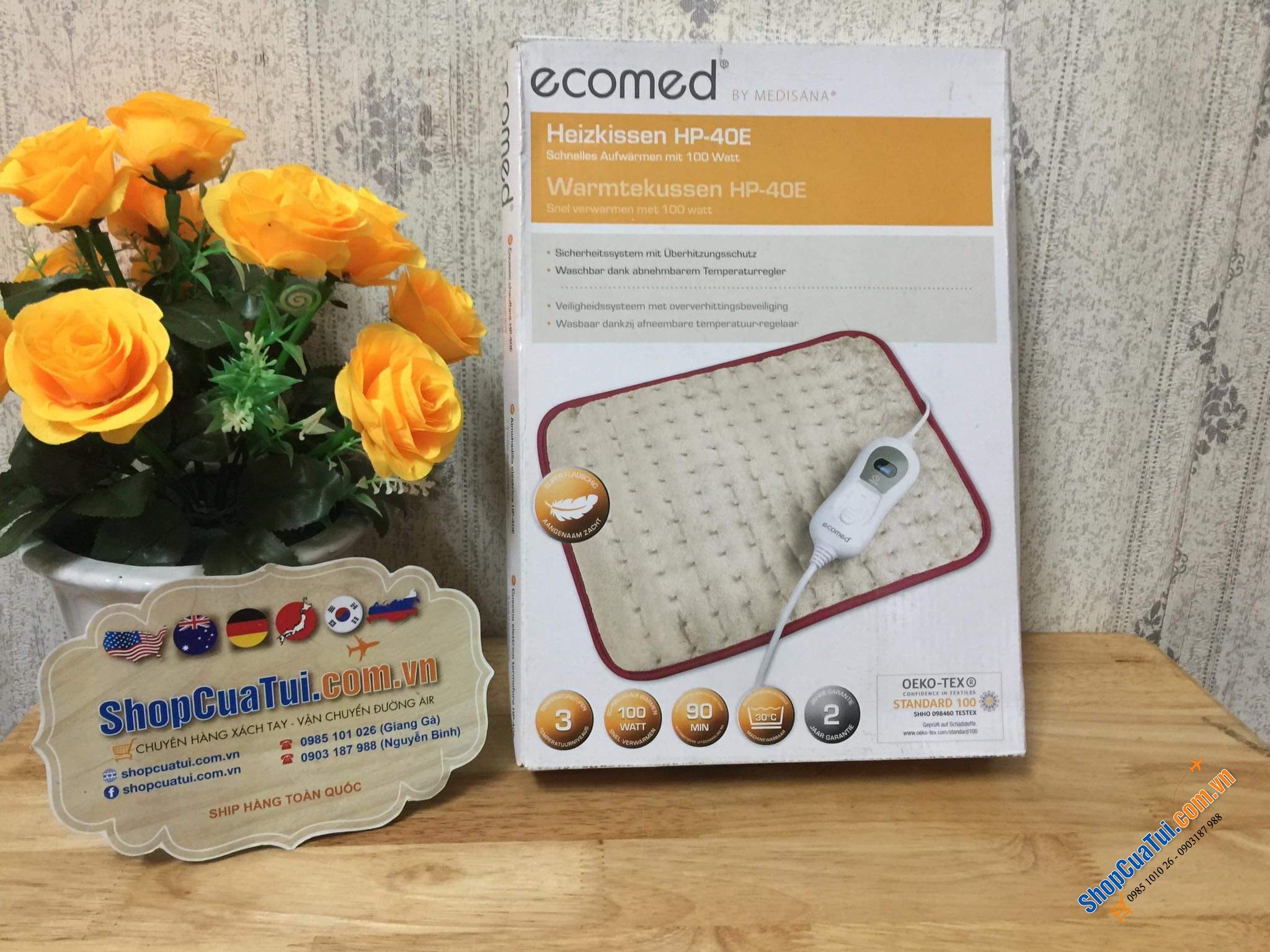 TẤM SƯỞI MEDISANA ECOMED