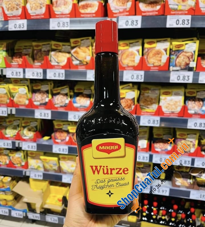 Xì dầu NƯỚC TƯƠNG ĐẬU NÀNH MAGGI WÜRZE 1 LIT - Made in Germany.