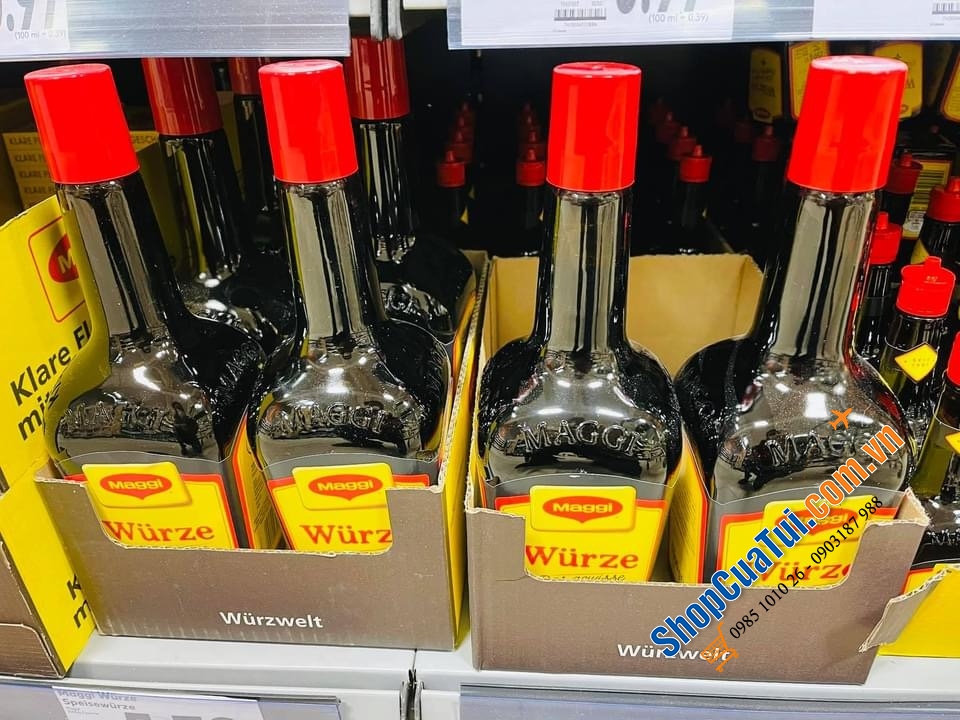 Xì dầu NƯỚC TƯƠNG ĐẬU NÀNH MAGGI WÜRZE 1 LIT - Made in Germany.