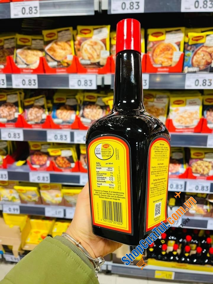 Xì dầu NƯỚC TƯƠNG ĐẬU NÀNH MAGGI WÜRZE 1 LIT - Made in Germany.